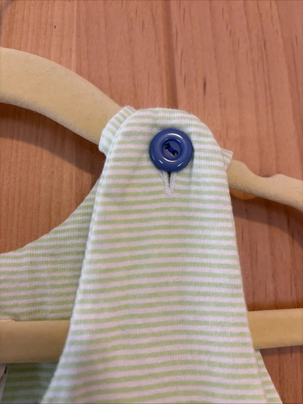 Toddler Knit Jon Jon Green Stripe Romper 18 Mo USA Made Loch Ness Dino Unisex